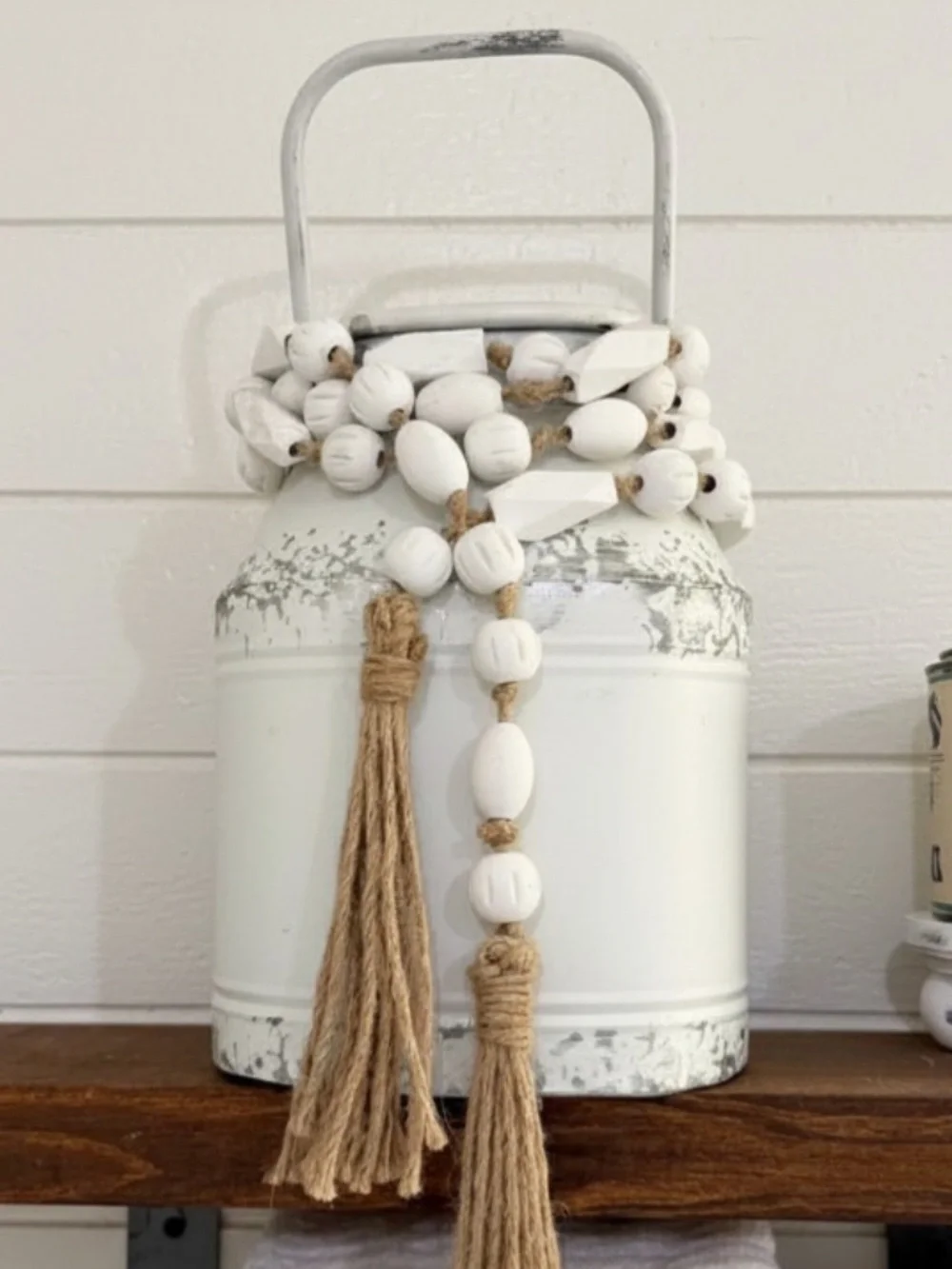Farmhouse Iron Milk Can